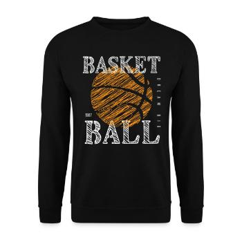 Basket-ball Basketteurs Joueurs - Sweat-shirt Unisexe - noir - Devant - Alina (178cm) & Michal (187cm)