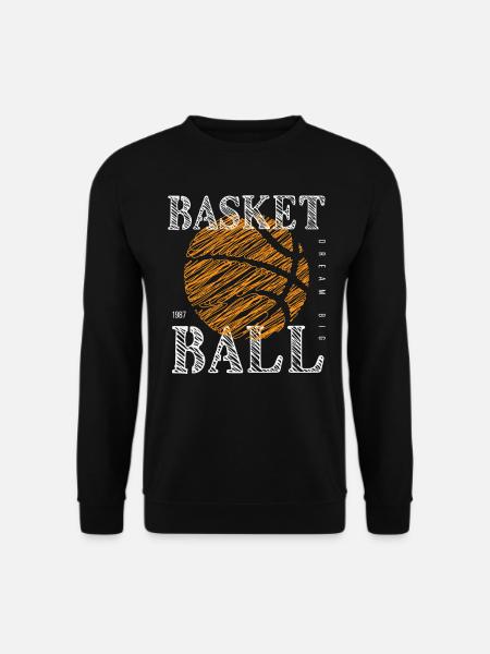 Basketball Basketballer - Unisex Pullover - Schwarz