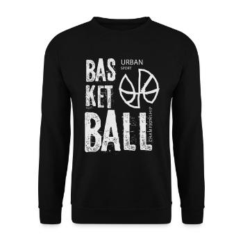 Basket-ball Basketteurs Joueurs - Sweat-shirt Unisexe - noir - Devant - Alina (178cm) & Michal (187cm)