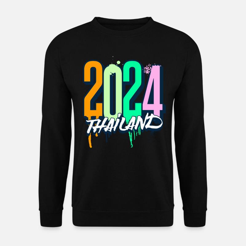 Thaïlande 2024 - Sweat-shirt Unisexe - noir