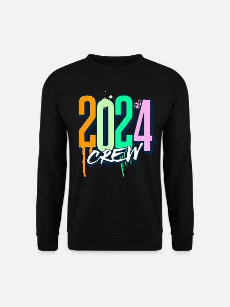 2024 Crew Team - Unisex Sweatshirt - black