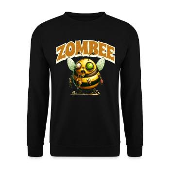 Abeille zombie Zombee - Sweat-shirt Unisexe - noir - Devant - Alina (178cm) & Michal (187cm)