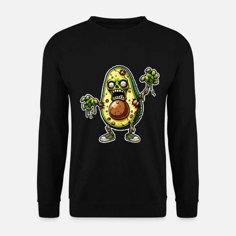 Avocado Zombie - Unisex Pullover - Schwarz