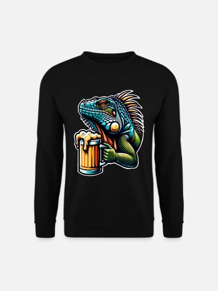Bière d’iguane - Sweat-shirt Unisexe - noir