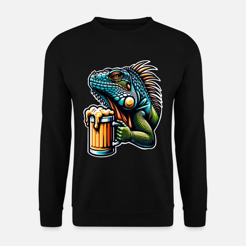 Bière d’iguane - Sweat-shirt Unisexe - noir