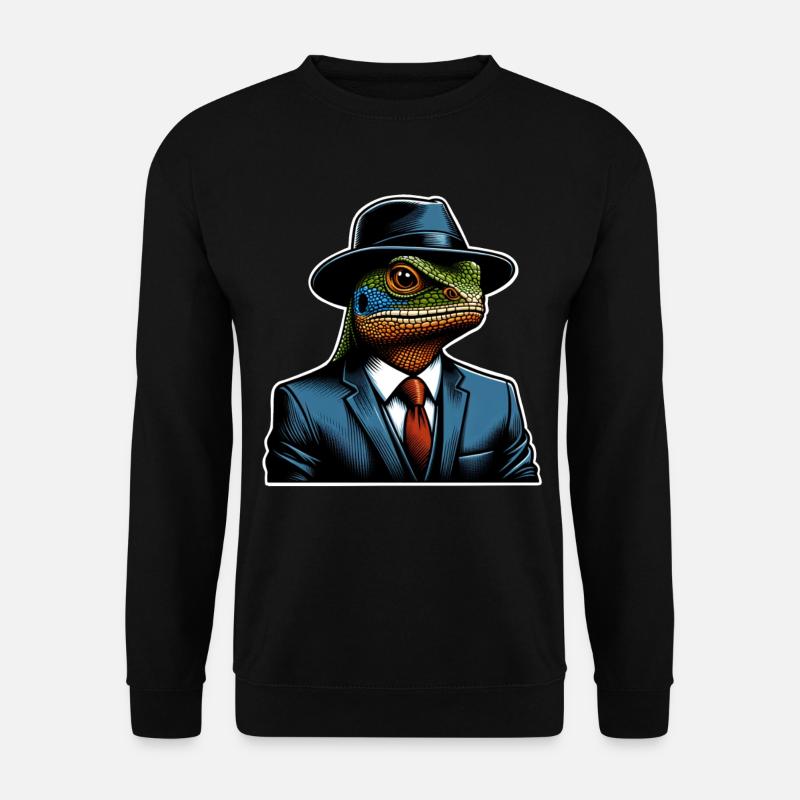 lizard - Unisex Sweatshirt - black