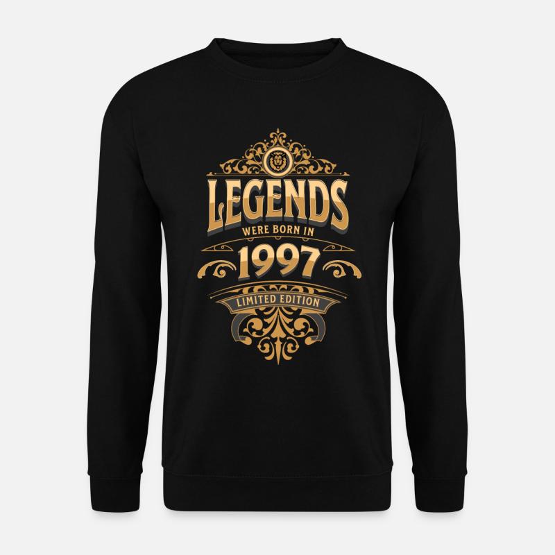 1997 Legende Geburtstag 1997 Geburtsjahr - Unisex Pullover - Schwarz