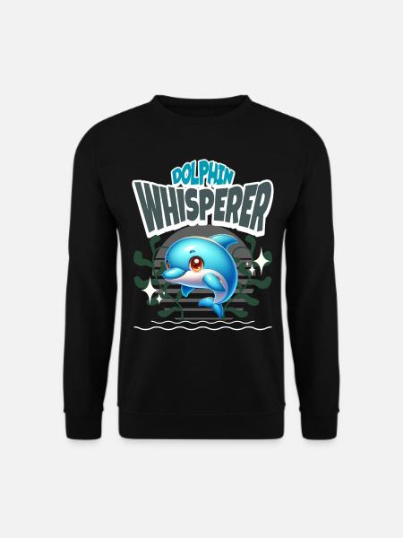 Dolphin - Unisex Sweatshirt - black