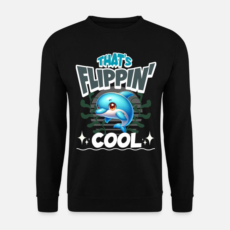 Dauphin - Sweat-shirt Unisexe - noir