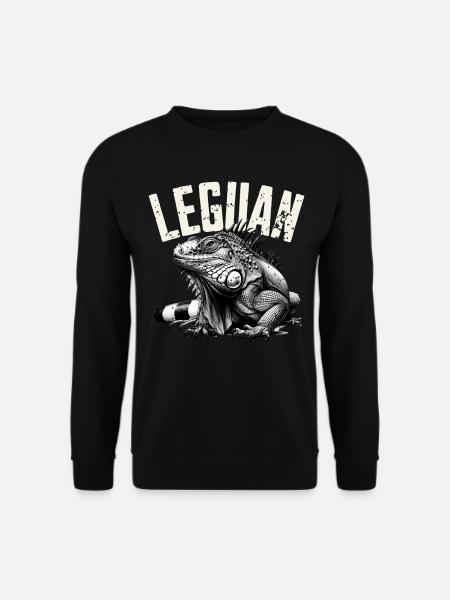 Leguan - Unisex Pullover - Schwarz