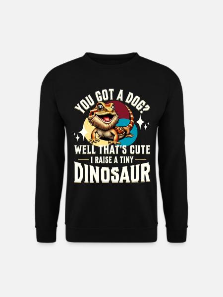 Bartagame Bartagamen Bearded Dragon - Unisex Pullover - Schwarz