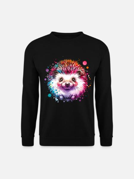 Hérisson - Sweat-shirt Unisexe - noir