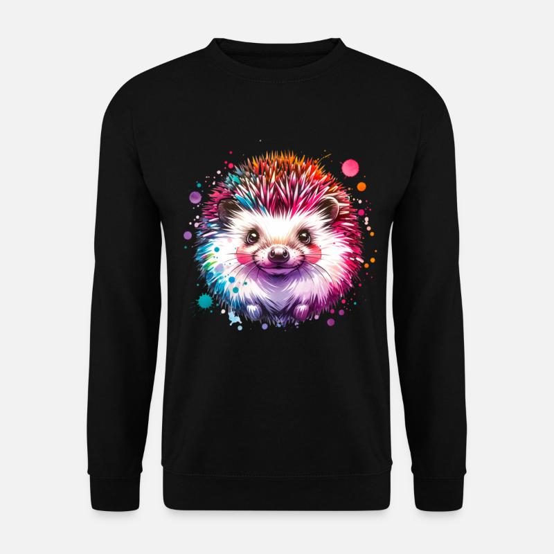 Igel - Unisex Pullover - Schwarz