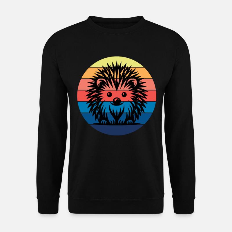 Hedgehog - Unisex Sweatshirt - black