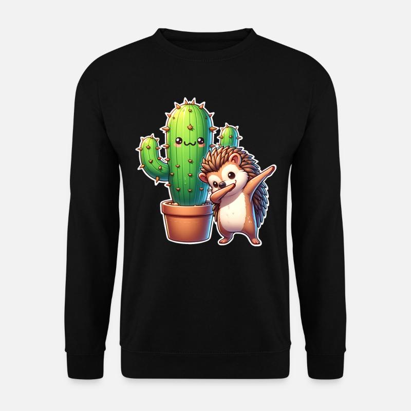Cactus hérisson - Sweat-shirt Unisexe - noir
