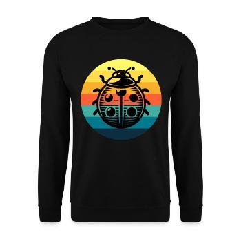 Coccinelle - Sweat-shirt Unisexe - noir - Devant - Alina (178cm) & Michal (187cm)