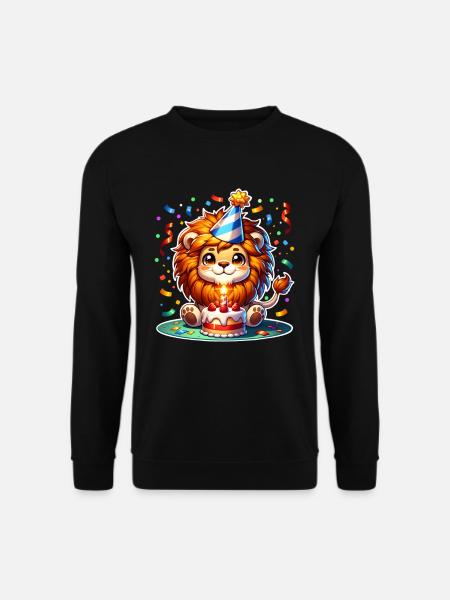 Leo Birthday Confetti - Unisex Sweatshirt - black