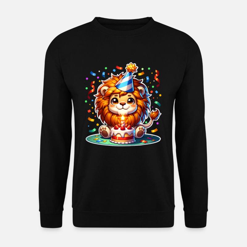 Leo Birthday Confetti - Unisex Sweatshirt - black