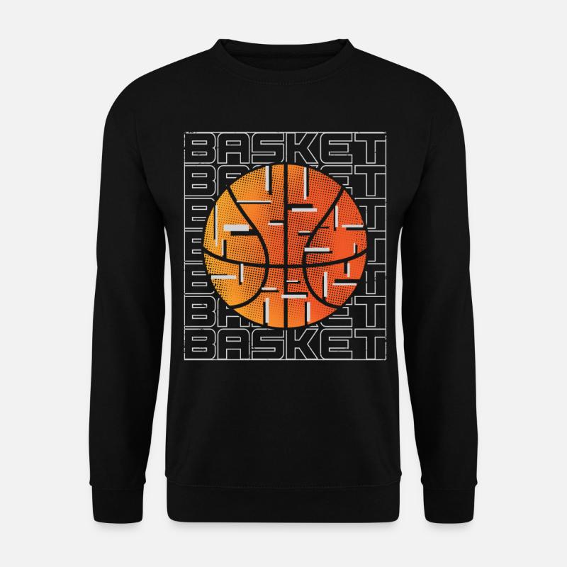 Basket-ball Joueurs de basket-ball - Sweat-shirt Unisexe - noir