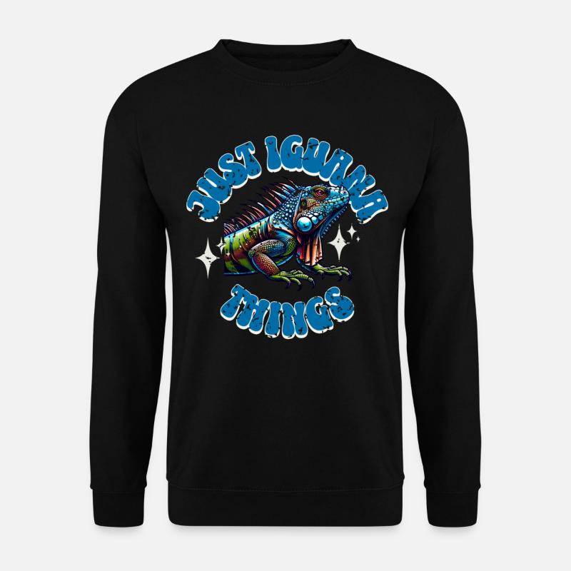 Leguan - Unisex Pullover - Schwarz