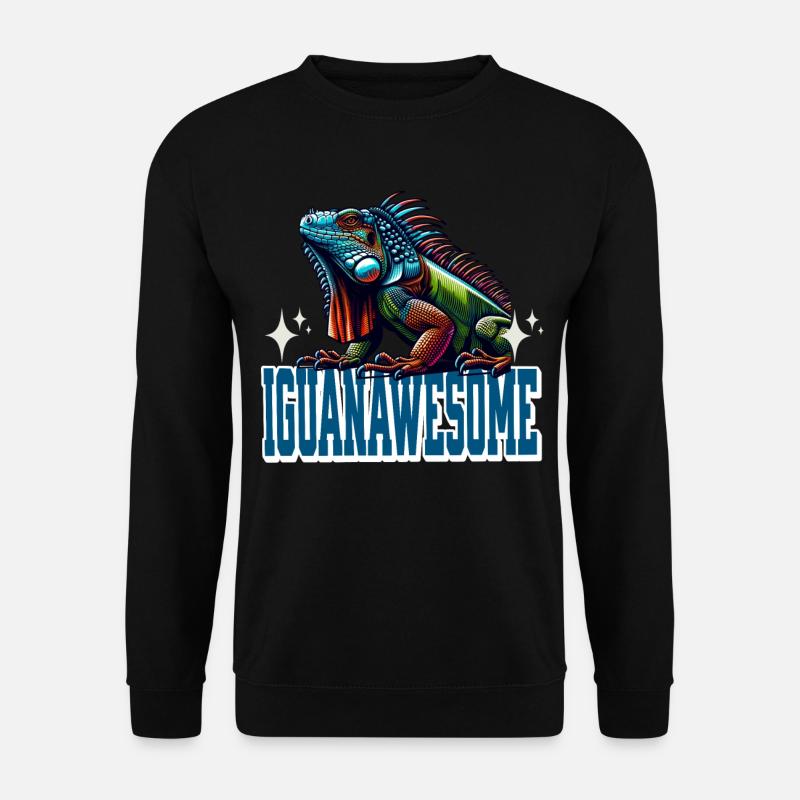 Iguana - Unisex Sweatshirt - black
