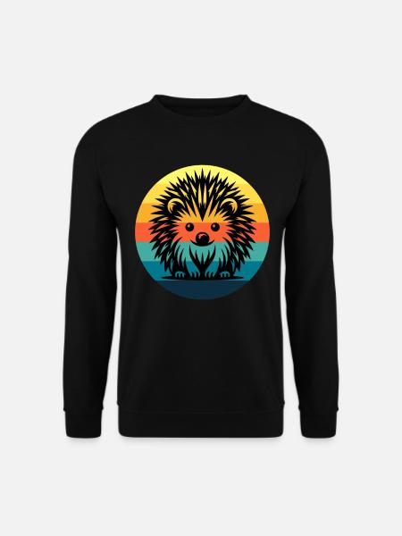 Hérisson - Sweat-shirt Unisexe - noir