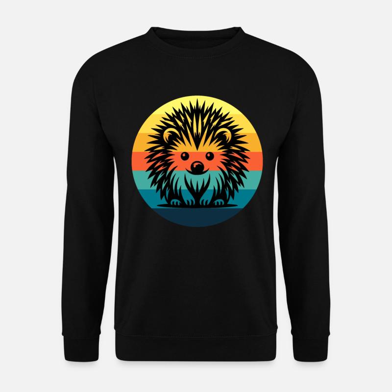 Hedgehog - Unisex Sweatshirt - black