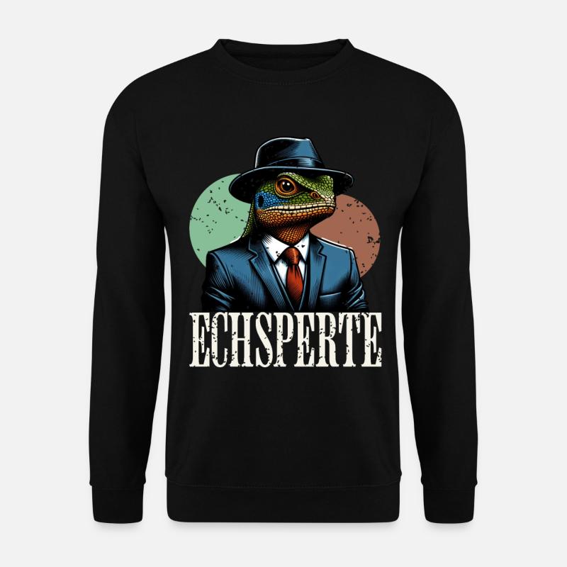 Echsperte Experte - Unisex Pullover - Schwarz