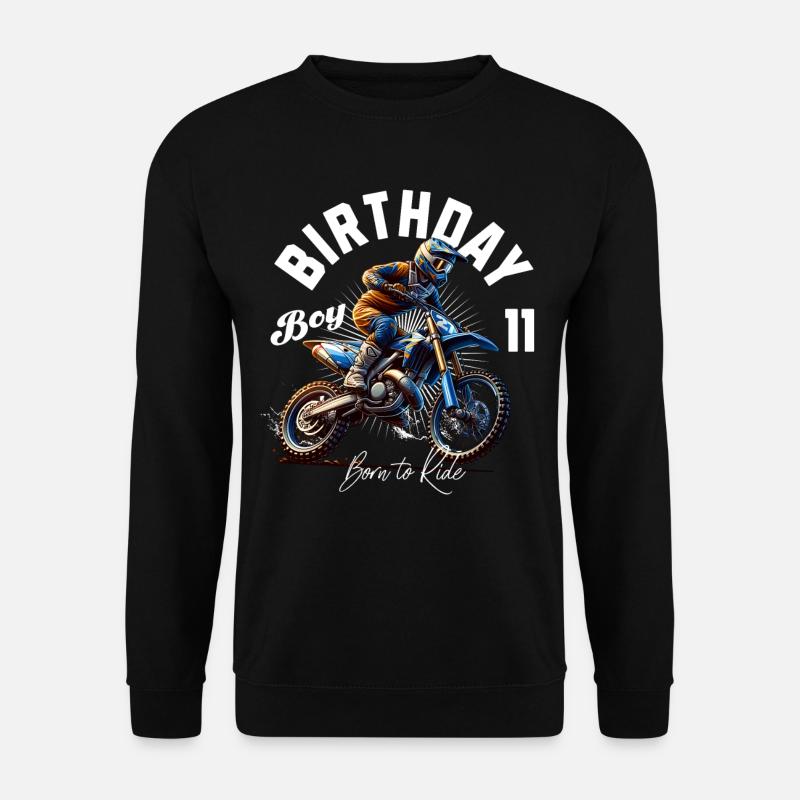 11e anniversaire de motocross - Sweat-shirt Unisexe - noir