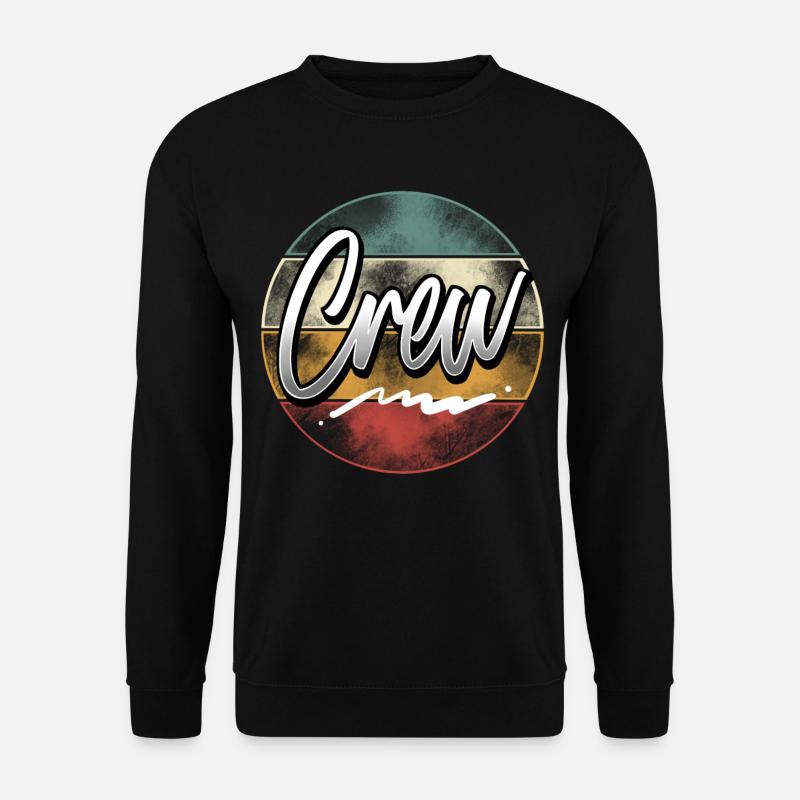 Crew - Unisex Pullover - Schwarz