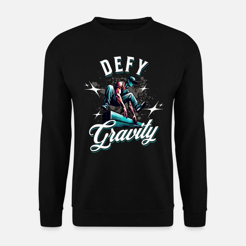 Parkour - Unisex Pullover - Schwarz