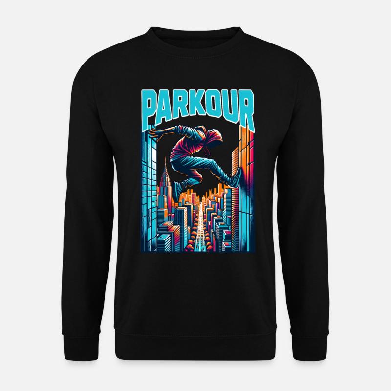 Parkour - Unisex Sweatshirt - black