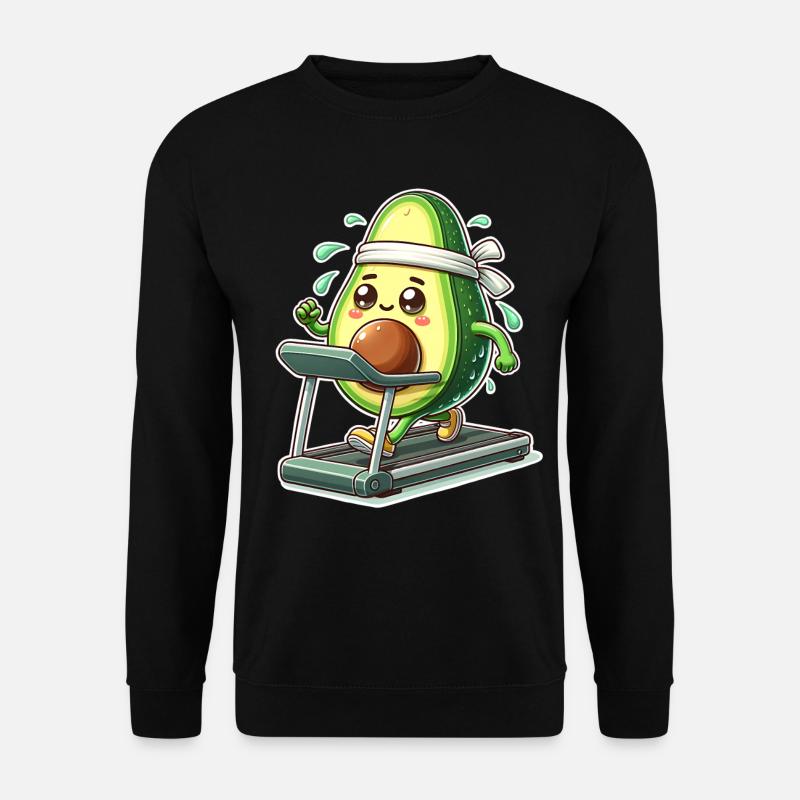 Avocado Treadmill - Unisex Sweatshirt - black