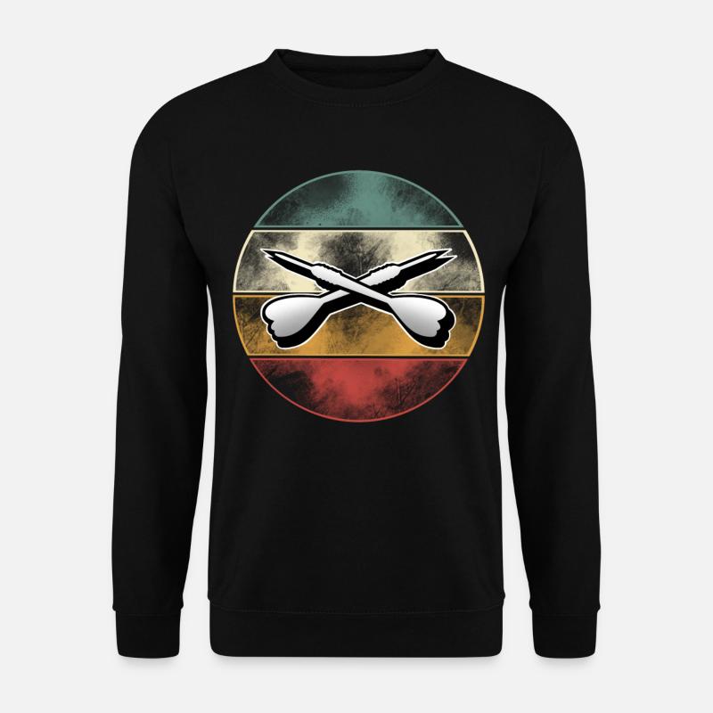 Dartpfeile Dart Darten Fléchettes - Sweat-shirt Unisexe - noir