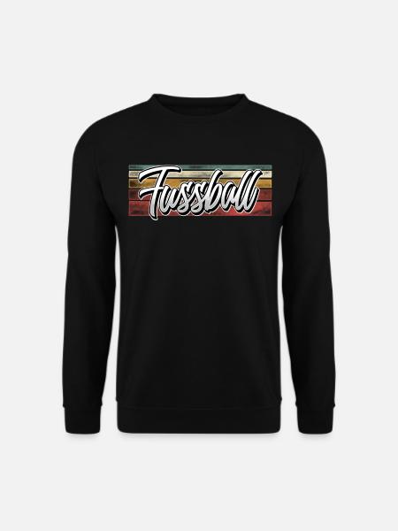 Fussball - Unisex Pullover - Schwarz