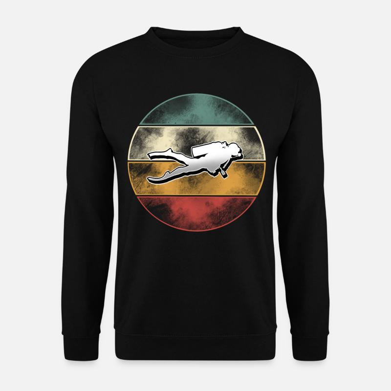 Taucher Tauchen - Unisex Pullover - Schwarz