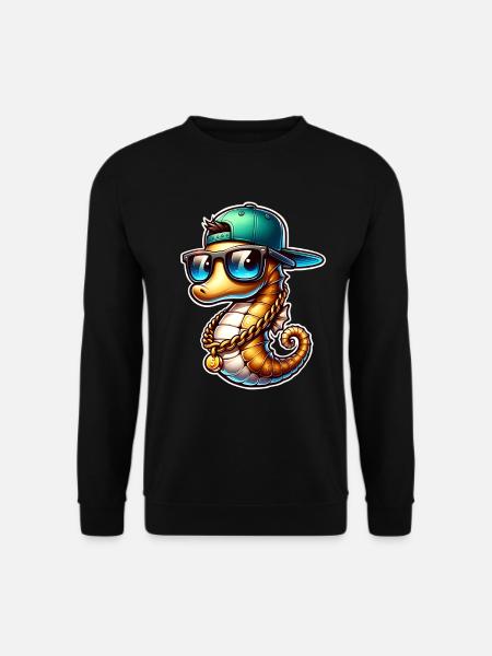 Seahorse Seahorse - Unisex Sweatshirt - black