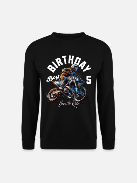Motocross 5. Geburtstag - Unisex Pullover - Schwarz