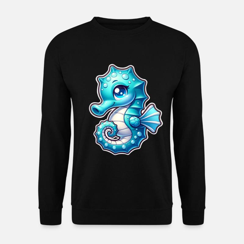Hippocampe Hippocampe - Sweat-shirt Unisexe - noir