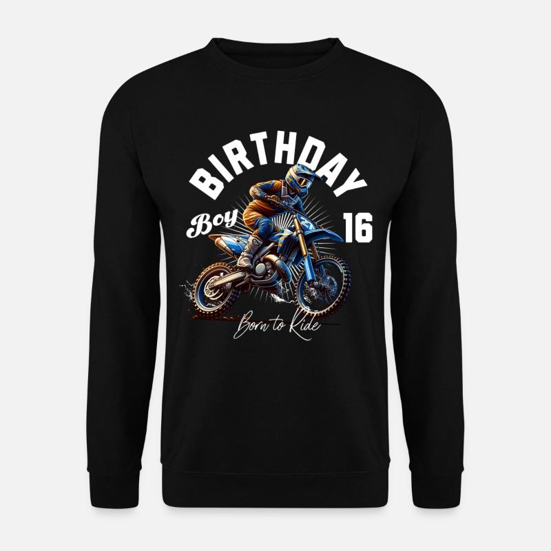 16e anniversaire de motocross - Sweat-shirt Unisexe - noir