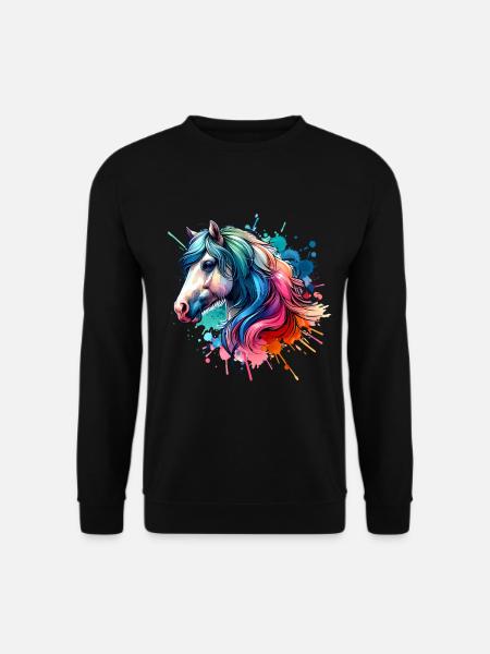 Cheval - Sweat-shirt Unisexe - noir