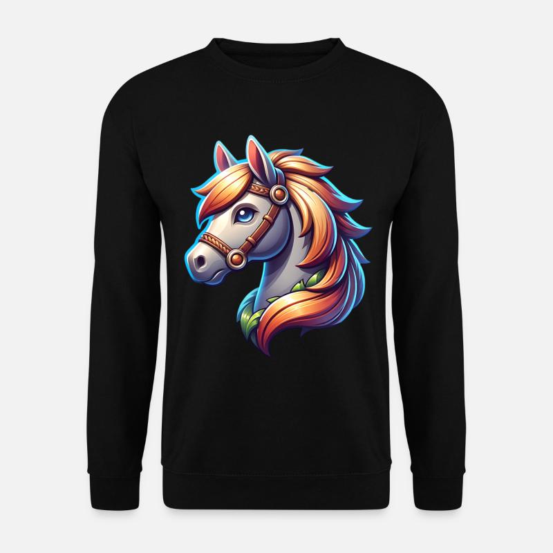 Horse - Unisex Sweatshirt - black