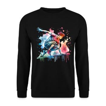 Parkour - Unisex Pullover - Schwarz - Vorne - Alina (178cm) & Michal (187cm)