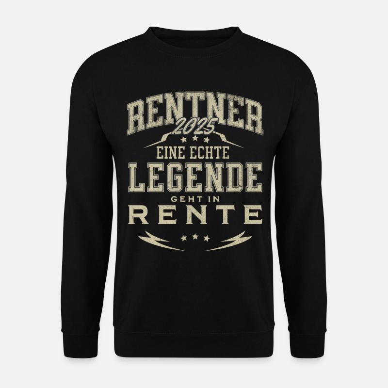 Rentner 2025 - Unisex Pullover - Schwarz