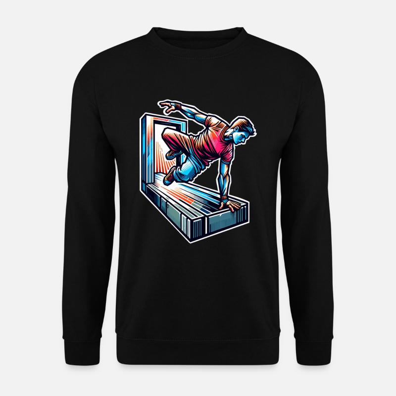 Parkour - Unisex Sweatshirt - black