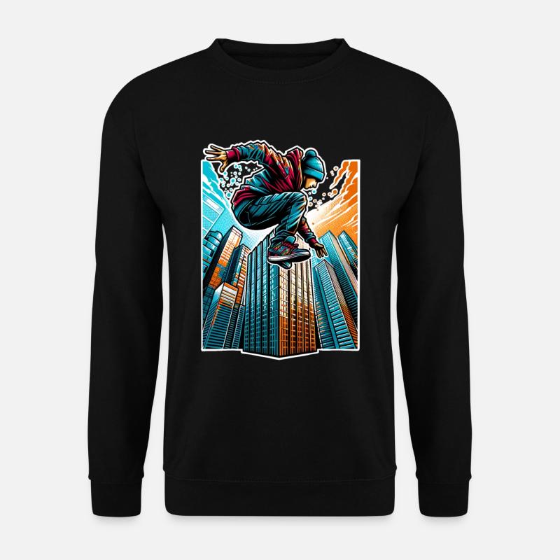 Parkour - Sweat-shirt Unisexe - noir