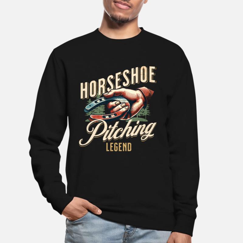 Lancer de fer à cheval Lancer de fer à cheval Sweat-shirt Unisexe
