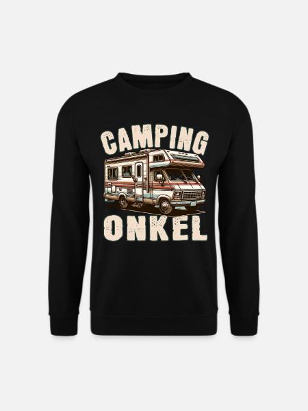 Camping Onkel - Unisex Pullover - Schwarz