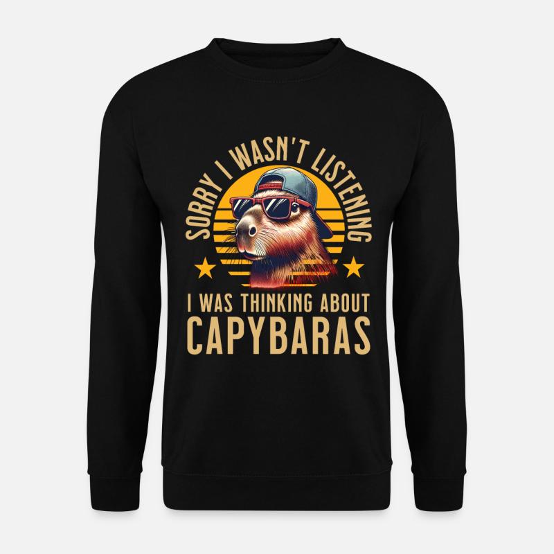 Capybara - Unisex Sweatshirt - black