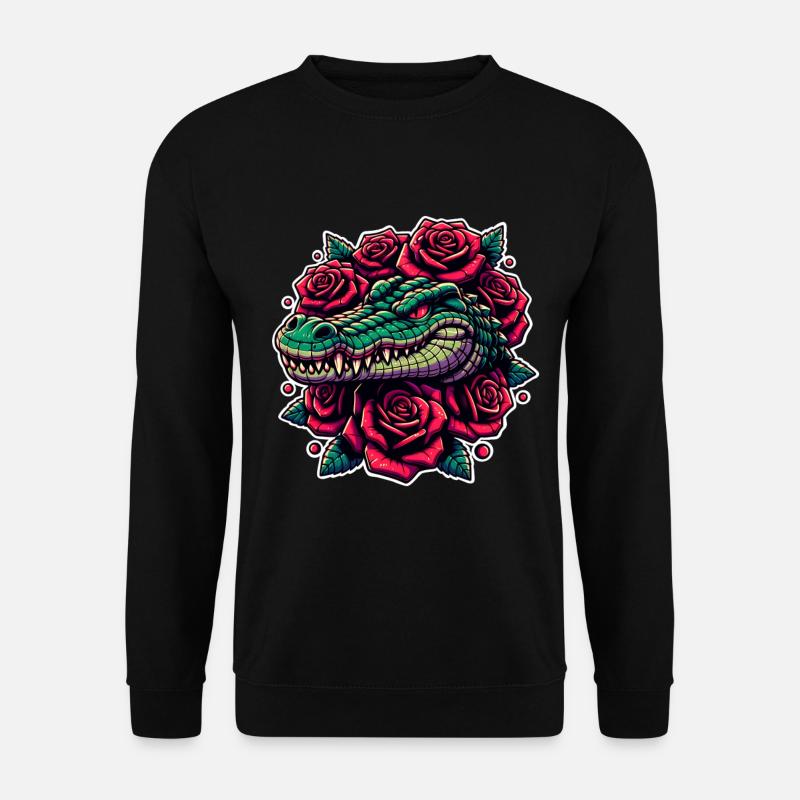 Crocodile - Unisex Sweatshirt - black